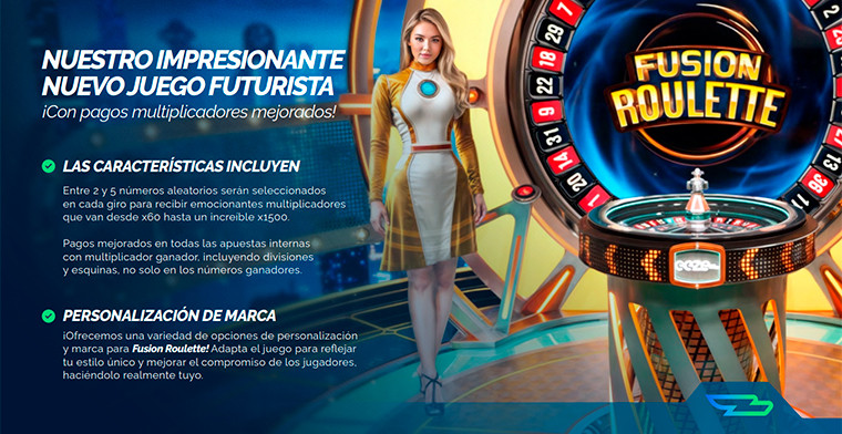 "Fusion Roulette”, o emocionante jogo ao vivo da EEZE