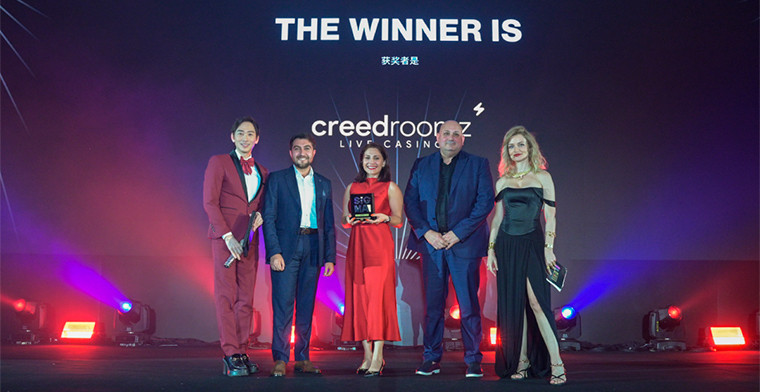 CreedRoomz, galardonado como "Mejor Proveedor de Casino en Vivo 2025" en los prestigiosos Premios SiGMA Asia 2025