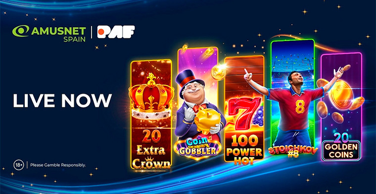 Amusnet faz parceria com a Paf para fortalecer a presença no mercado espanhol