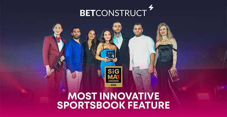 BetConstruct Named “Most Innovative Sportsbook Feature 2025” at SiGMA Awards Asia