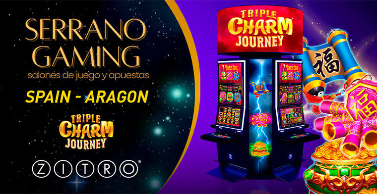 "Grupo Serrano Gaming breaks the mold with the launch of Zitro’s Triple Charm Journey”