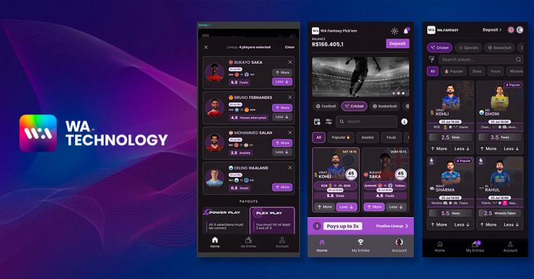 WA.Technology lança Pick'Em: uma nova ferramenta de apostas focada no desempenho dos jogadores