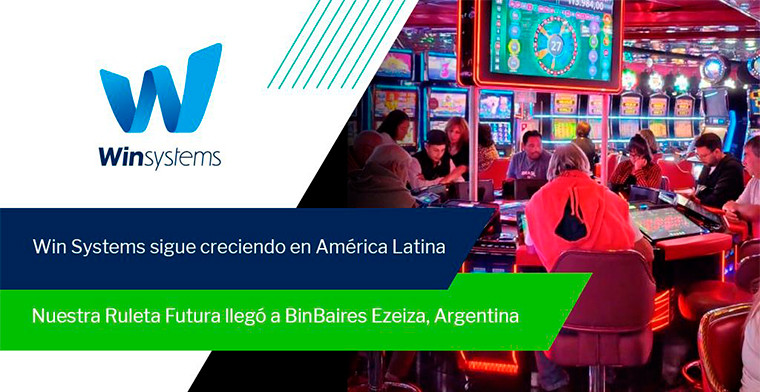 La ruleta Gold Club Futura de Win Systems ya está en Binbaires Ezeiza