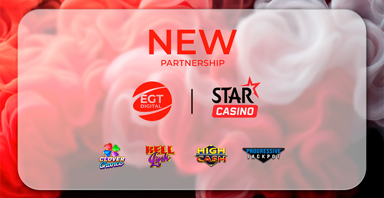 El contenido de juego de EGT Digital ya está en vivo en StarCasino.nl