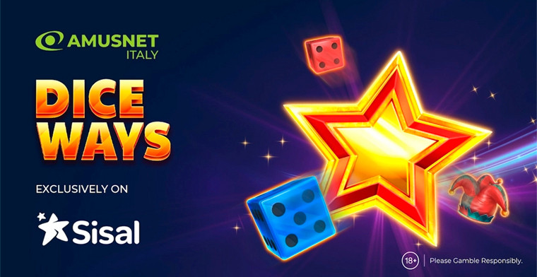Amusnet apresenta o Dice Ways exclusivamente com a Sisal para os jogadores italianos