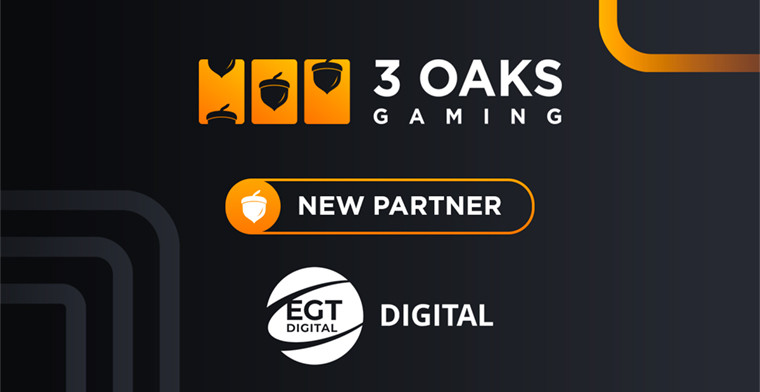 EGT Digital e 3 Oaks Gaming assinam aliança para fortalecer oportunidades de negócios em todo o mundo