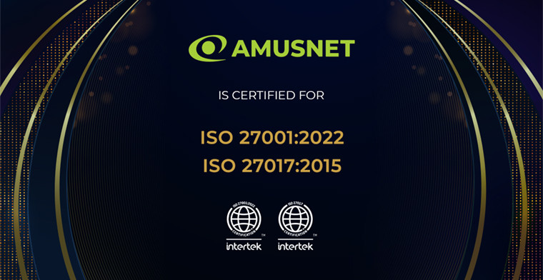 A Amusnet obtém novas certificações ISO e consolida sua excelência em segurança da informação