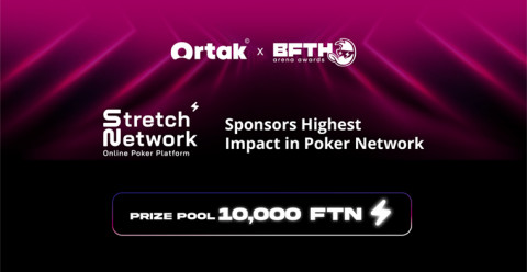 Stretch Network Joins the race by Sponsoring Highest Impact in Poker Network at Ortak x B.F.T.H. Arena Awards 2025