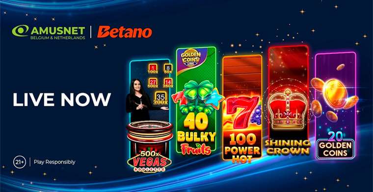 A Amusnet se une ao Betano para oferecer uma experiência de jogo exclusiva na Bélgica