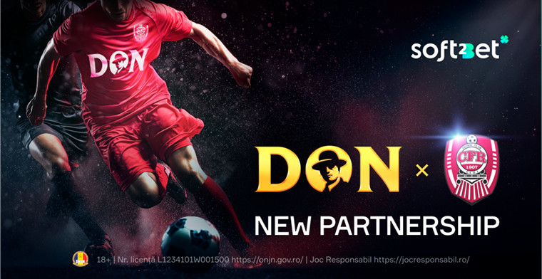 Don.ro, de Soft2Bet, se convierte en patrocinador principal del CFR Cluj