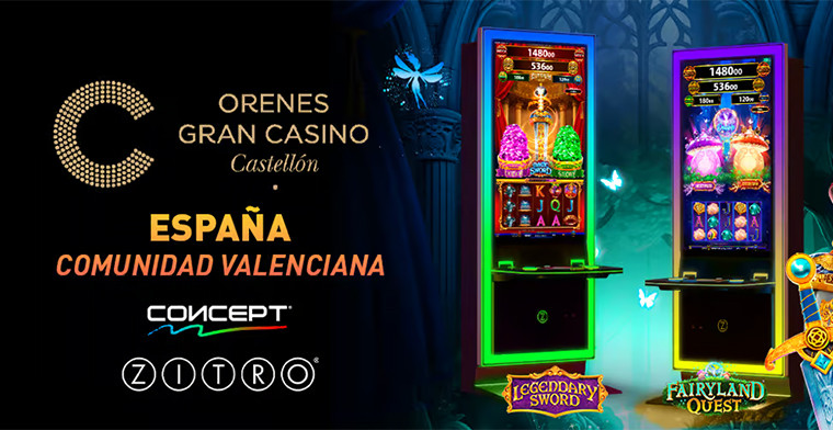 El Gabinete Concept de Zitro eleva la experiencia de juego en Orenes Gran Casino Castellón
