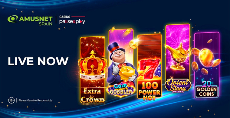 Amusnet une forças com o CasinoPauseAndPlay para oferecer uma experiência de jogo exclusiva na Espanha