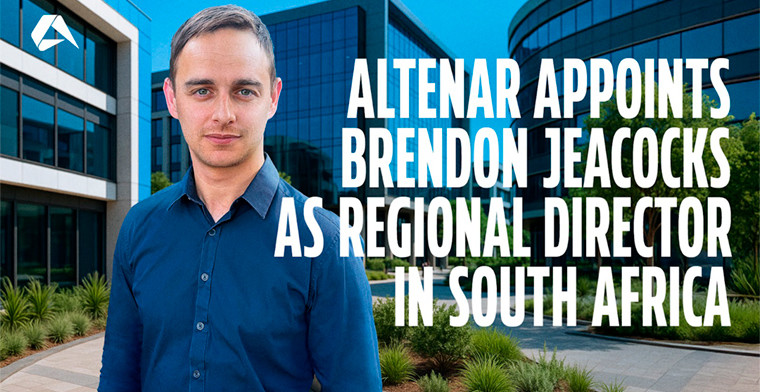 Brendon Jeacocks fue nombrado Director Regional de Altenar en Sudáfrica