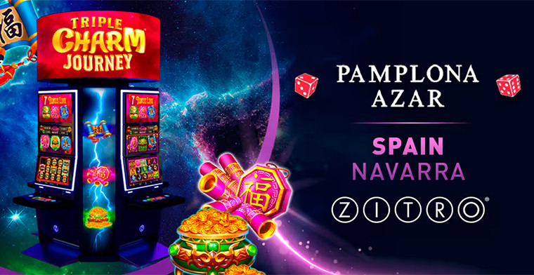 Pamplona Azar welcomes Zitro's Triple Charm Journey to its gaming lineup