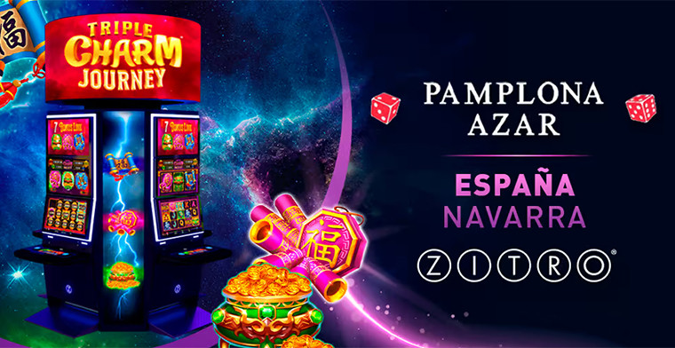 Pamplona Azar da la bienvenida a Triple Charm Journey de Zitro en su oferta de juegos