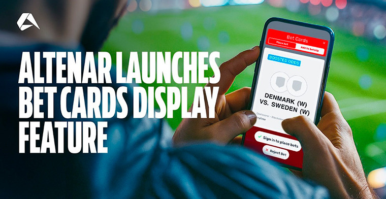 A Altenar lança o recurso de exibição Bet Cards: maior visibilidade para seleções direcionadas