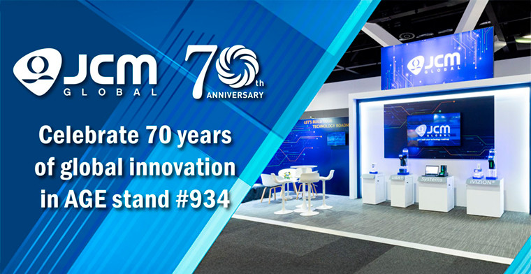 JCM Global celebra siete décadas de innovación en AGE 2025