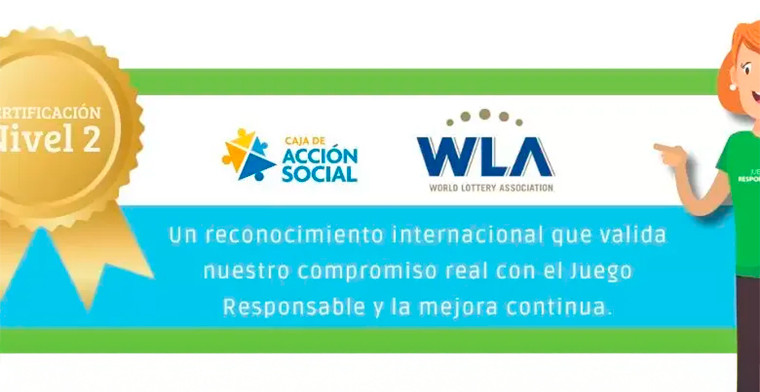La Caja de Acción Social obtuvo la certificación del Nivel 2 en el programa de Juego Responsable de la WLA