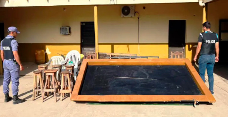 Sala clandestina de juego fue desbaratada en Formosa