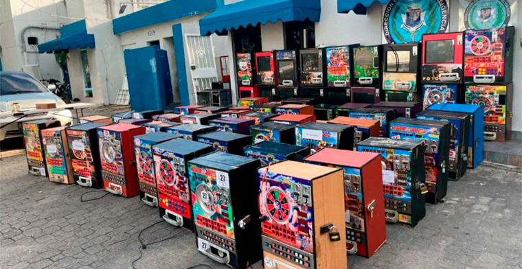 Decomisan 166 máquinas tragamonedas en un operativo contra la ilegalidad en Medellín