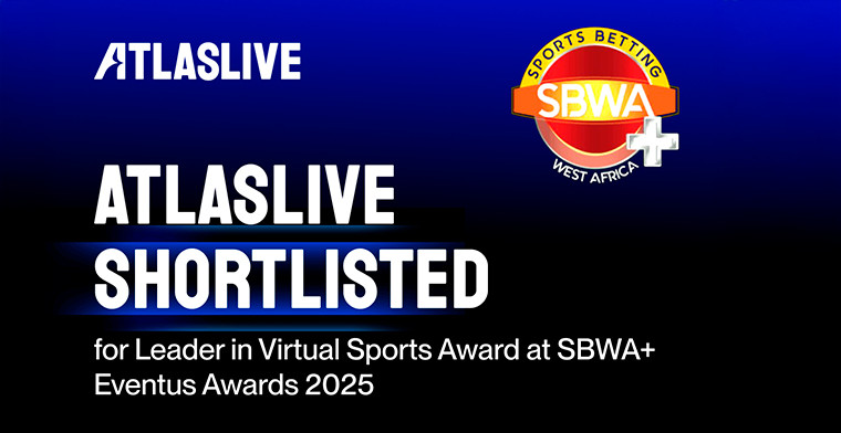 Atlaslive Named Finalist for Virtual Sports Category at SBWA+ Eventus Awards 2025