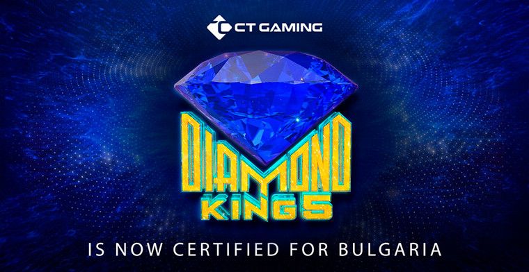 CT Gaming obtém certificação búlgara para o novo multijogo Diamond King 5