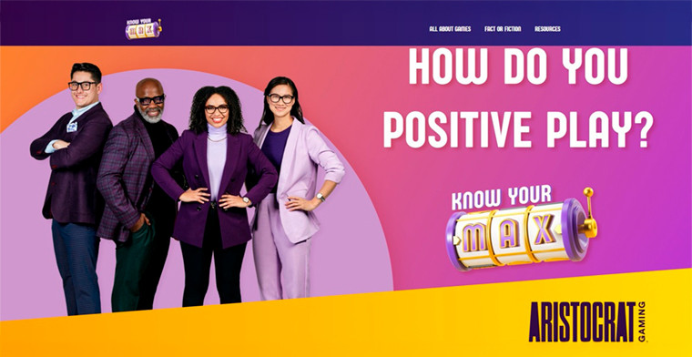 New Website Powers Aristocrat’s Positive Play Push: Introducing KnowYourMax.com