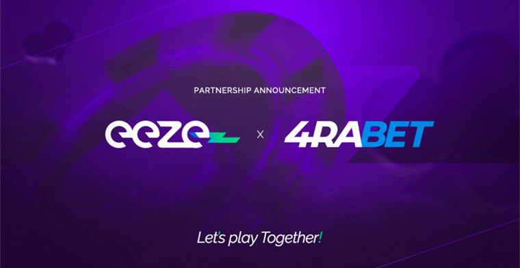 Eeze faz parceria com 4Rabet para lançar cassino ao vivo e portfólio de caça-níqueis