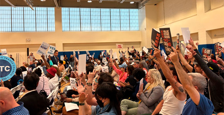 Chaos Erupts at Final Public Hearing for Coney Island Casino Proposal