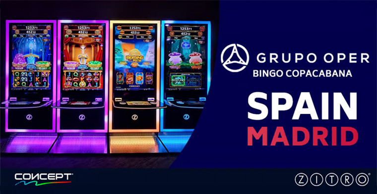 Madrid’s Bingo Copacabana Innovates with Zitro’s CONCEPT Cabinet