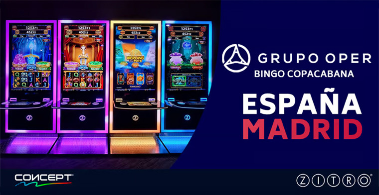 Bingo Copacabana de Madrid suma innovación con la llegada del gabinete CONCEPT de Zitro