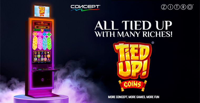 Tied Up! Coins de Zitro: Desbloquea riquezas y fortuna en G2E Las Vegas