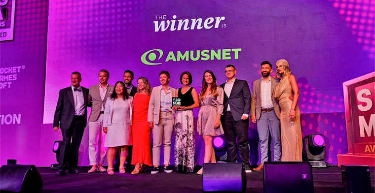 Amusnet Wins “Best Game Studio” Award at SiGMA Euro-Med 2025 and Showcases iGaming Innovation in Malta