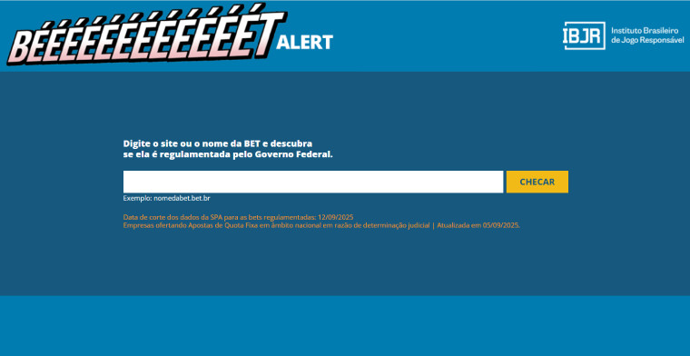 IBJR lança BetAlert, ferramenta que identifica se aposta é legalizada no Brasil