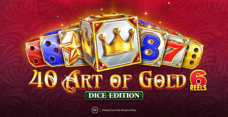 Amusnet lança 40 Art of Gold 6 Reels Dice Edition: uma aventura brilhante a cada giro