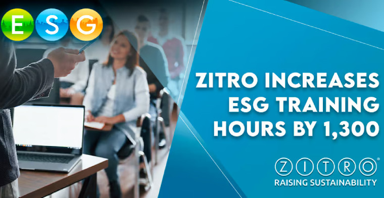 Zitro boosted ESG Training with 1,300 Additional Hours in 2024
