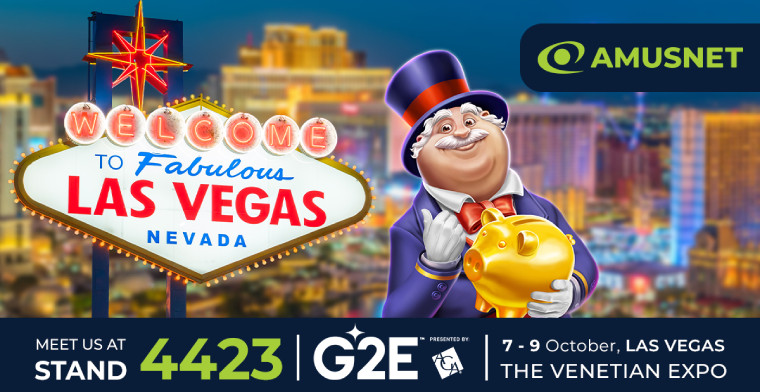 Amusnet apresenta soluções completas para cassinos na G2E 2025