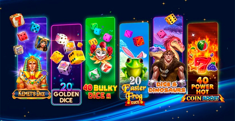 Amusnet Gaming Expands Portfolio with Nine Dice-Themed Slot Titles Across Regulated Markets