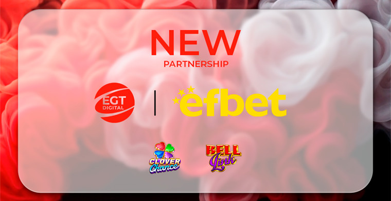 Partnership expansion: efbet offers EGT Digital’s games to its customers in Greece