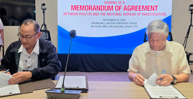 PAGCOR Awards Php50M Grant to NBI to Strengthen Crackdown on Illegal Gambling