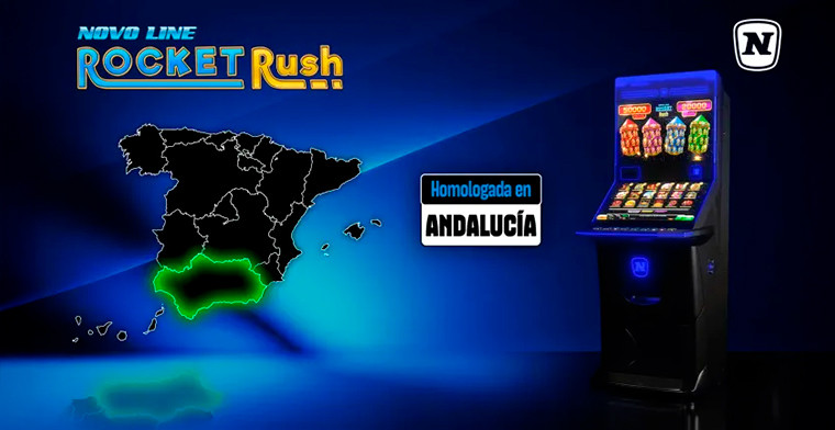 Novomatic Spain: The hospitality industry takes off with Novo Line Rocket Rush in Ansalusia