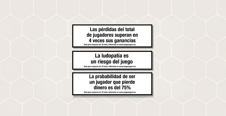 España obligará a portales de apuestas online a mostrar advertencias sobre riesgos del juego