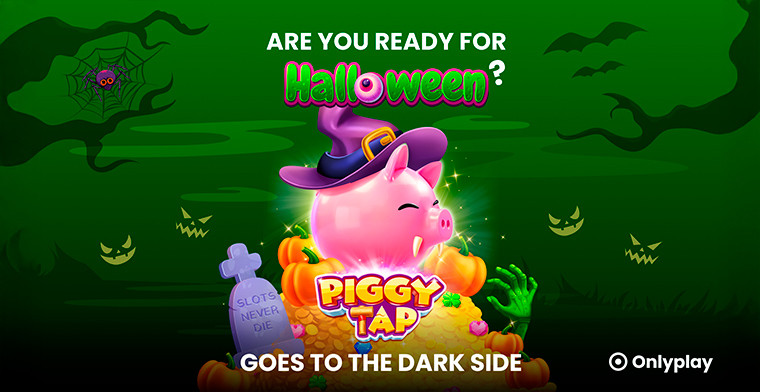 Onlyplay lança Piggy Tap™ Edição Halloween: Jogue a nova aparência arrepiante até 3 de novembro!