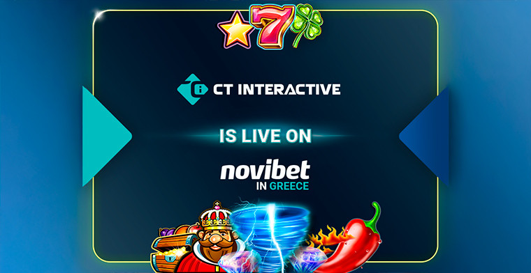 CT Interactive Launches Operations with Novibet in Greece