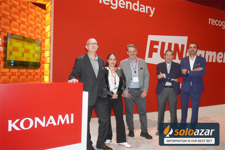 Konami apresenta gabinete Solstice e caça-níqueis BOMBERMAN na G2E 2025