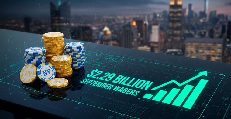 New York Sports Betting Hits $2.29 Billion in September