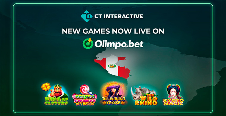 CT Interactive amplia sua presença no mercado peruano com o lançamento exclusivo de novos jogos na Olimpo Bet