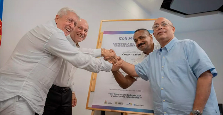 Coljuegos firma pacto por la legalidad: más de $2 billones se pierden al año por juegos de azar clandestinos