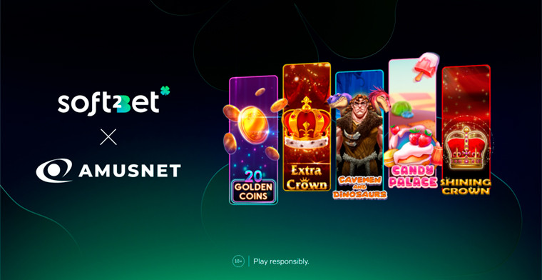 Soft2Bet une forças com a Amusnet Gaming para expandir o entretenimento em toda a Europa