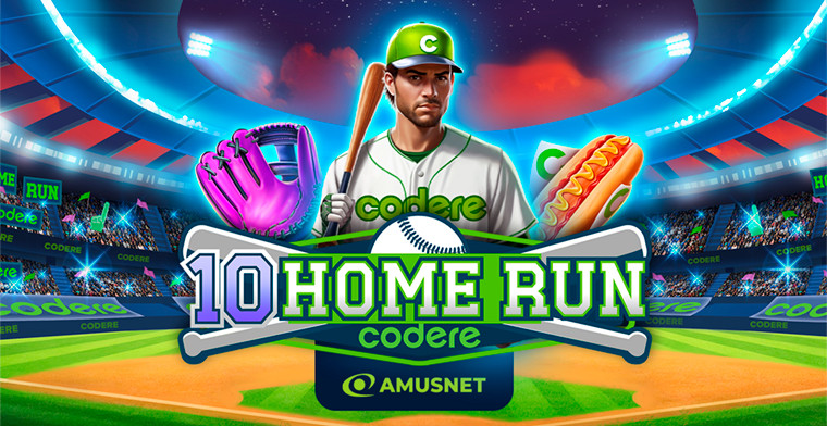 Amusnet and Codere Online Launch HOME RUN Codere: A Baseball-Inspired Slot Bringing Sports Passion to iGaming